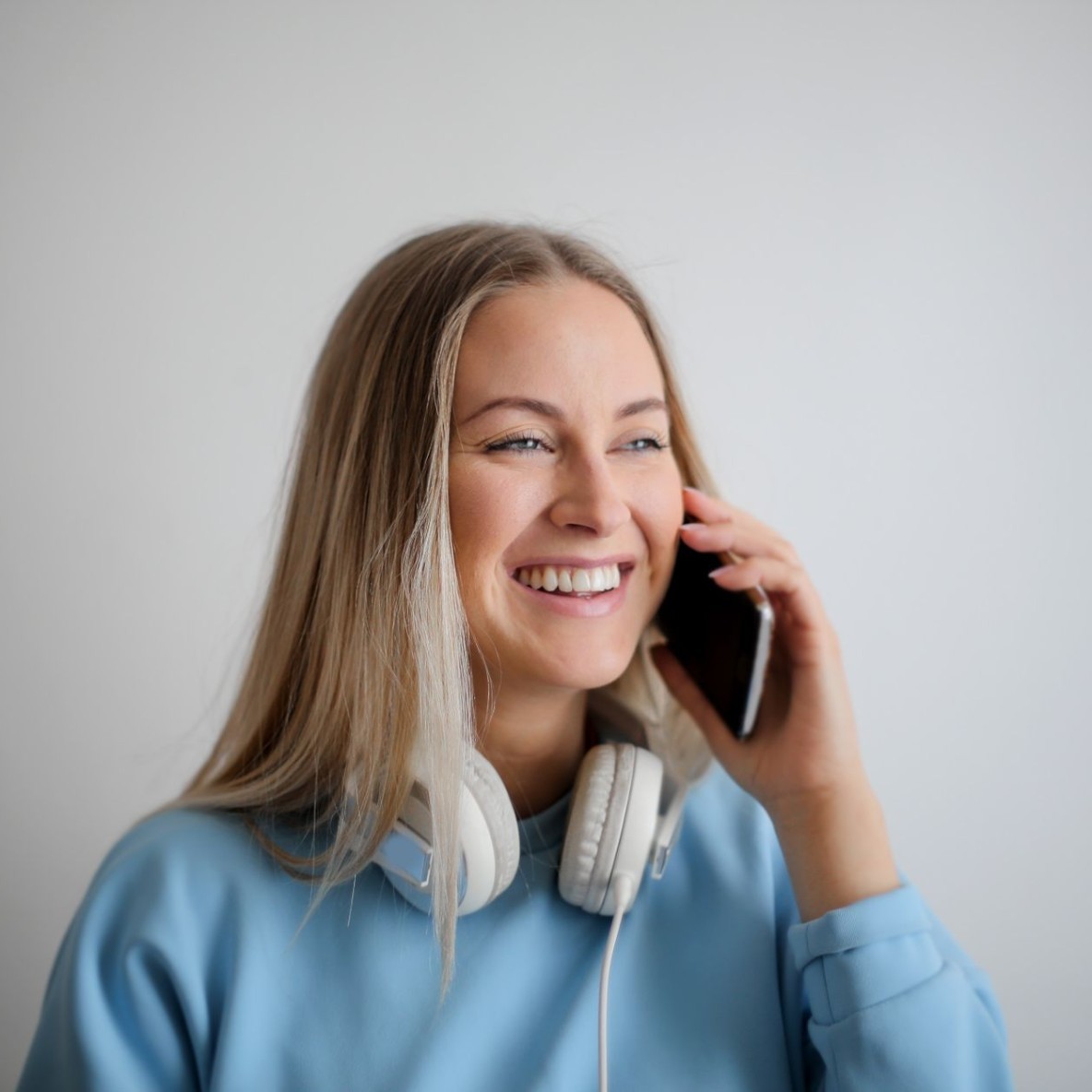 Une patiente au tÃ©lÃ©phone